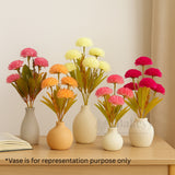 Artificial Chrysanthemum Flower Bunch – 37cm | Decorative Stick for Home & Events | Pack Of 1