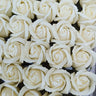 Artificial Soap Rose Flowers | Realistic Rose Heads for Gift Boxes, Hampers & Decoration | Pack of 50 (Copy) - Bakeyy.com - India - Artificial Soap Rose Flowers | Realistic Rose Heads for Gift Boxes, Hampers & Decoration | Pack of 50 (Copy) - Cream 480.00