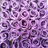 Artificial Soap Rose Flowers | Realistic Rose Heads for Gift Boxes, Hampers & Decoration | Pack of 50 (Copy) - Bakeyy.com - India - Artificial Soap Rose Flowers | Realistic Rose Heads for Gift Boxes, Hampers & Decoration | Pack of 50 (Copy) - Purple 480.00