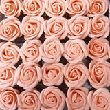 Artificial Soap Rose Flowers | Realistic Rose Heads for Gift Boxes, Hampers & Decoration | Pack of 50 (Copy) - Bakeyy.com - India - Artificial Soap Rose Flowers | Realistic Rose Heads for Gift Boxes, Hampers & Decoration | Pack of 50 (Copy) - Peach 480.00