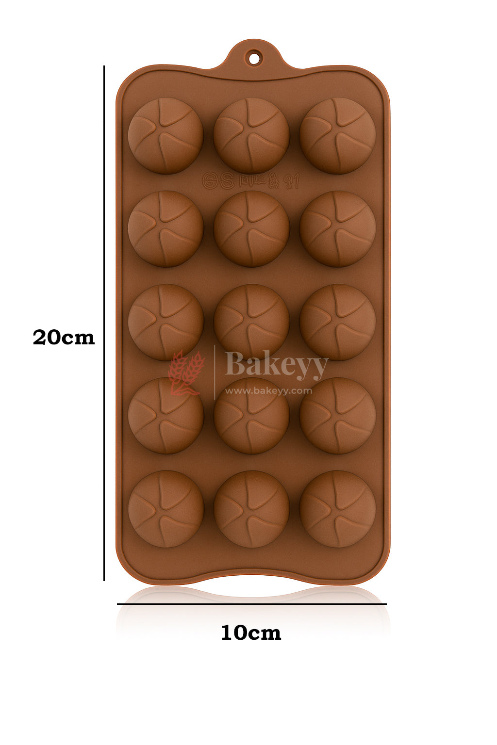 15-Cavity | Round BALL Shape | Silicone Chocolate & Candy Mould
