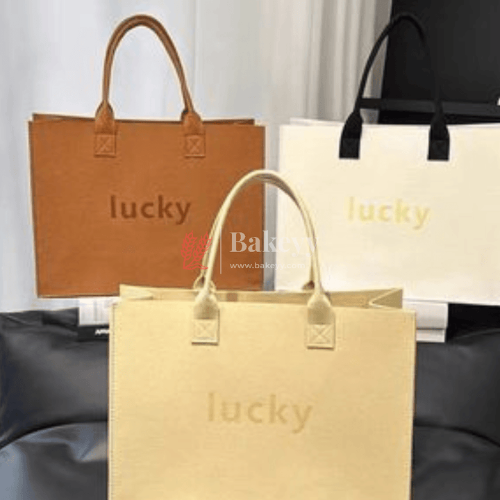 Big Felt Hand Bags| Multipurpose bags |fashionable bags - Bakeyy.com