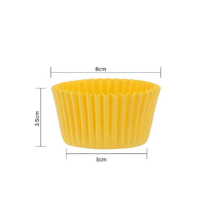 12 CM | 5 Multi Colour Cupcake Liners | 500 pcs | Baking Cup - Bakeyy.com