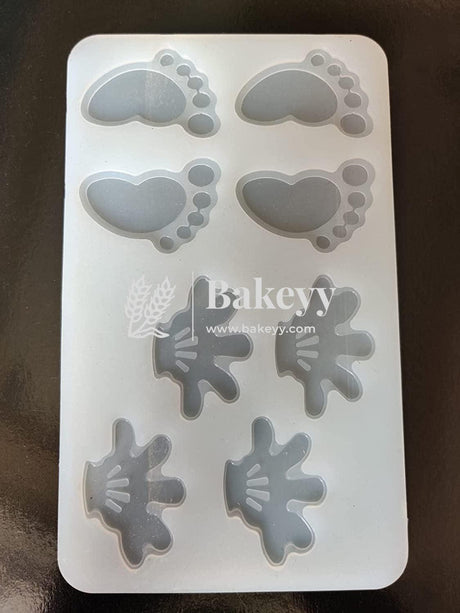 Baby Hand and Leg Garnishing Chocolate Mould - Bakeyy.com - India - Baby Hand and Leg Garnishing Chocolate Mould - Default Title