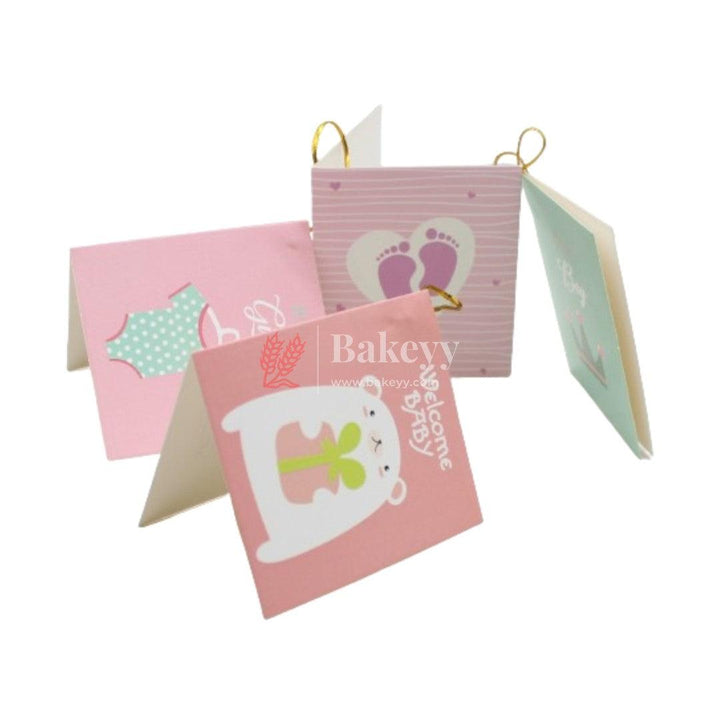 Baby Shower Tags | Eco-Friendly | Tags with Golden Thread - Bakeyy.com