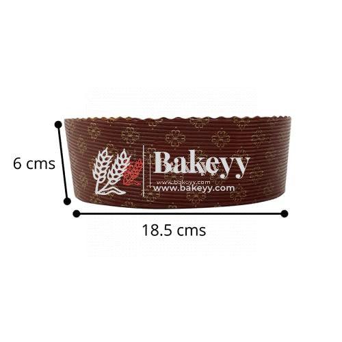 1 kg Bake and Serve Round Mould | Paper Baking Mould | Plum Cake Mould | Pack of 10 | Made In Italy - Bakeyy.com - India - 1 kg Bake and Serve Round Mould | Paper Baking Mould | Plum Cake Mould | Pack of 10 | Made In Italy - Default Title