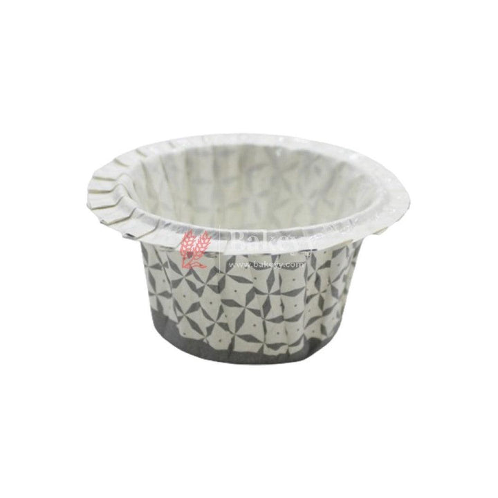 Bake and Serve Round Mould | Paper Baking Mould | Muffin Cup | Pack of 100 - Bakeyy.com