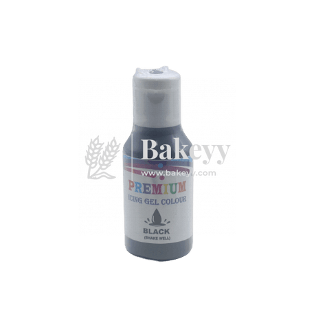 Bake Haven Food Gel Colour | Black | 20g - Bakeyy.com - India - Bake Haven Food Gel Colour | Black | 20g - Default Title