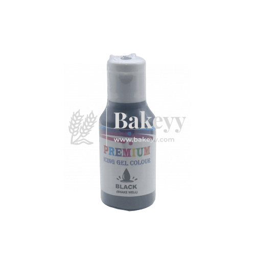 Bake Haven Food Gel Colour | Black | 20g - Bakeyy.com - India - Bake Haven Food Gel Colour | Black | 20g - Default Title