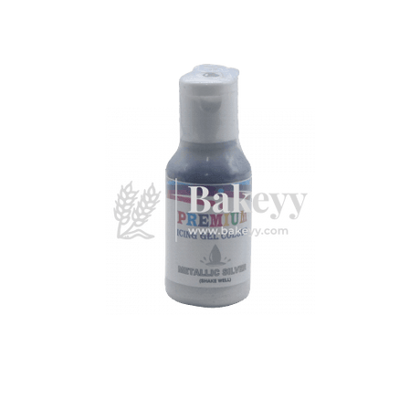 Bake Haven Icing Gel Colour | Metallic Silver | 20g - Bakeyy.com - India - Bake Haven Icing Gel Colour | Metallic Silver | 20g - Default Title