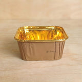 Square Bake-N-Serve with Golden Foiling | Pack of 50