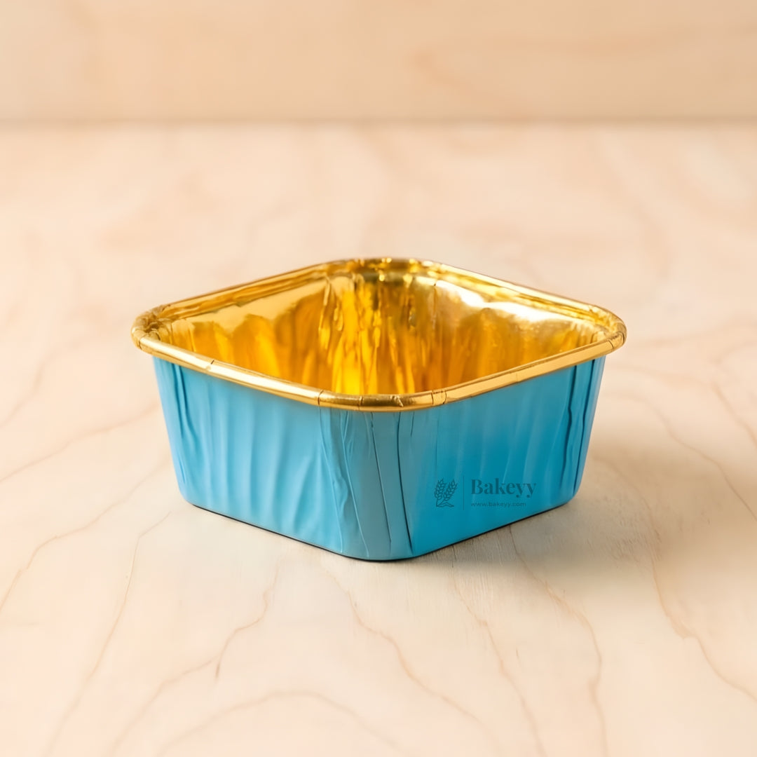 Square Bake-N-Serve with Golden Foiling | Pack of 50
