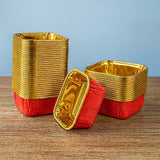 Square Bake-N-Serve with Golden Foiling | Pack of 50