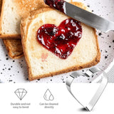 Baking equipment's Stainless Steel Commercial Heart Cookie Cutter (Set of 7 Cutters) - Bakeyy.com - India - Baking equipment's Stainless Steel Commercial Heart Cookie Cutter (Set of 7 Cutters) - Default Title