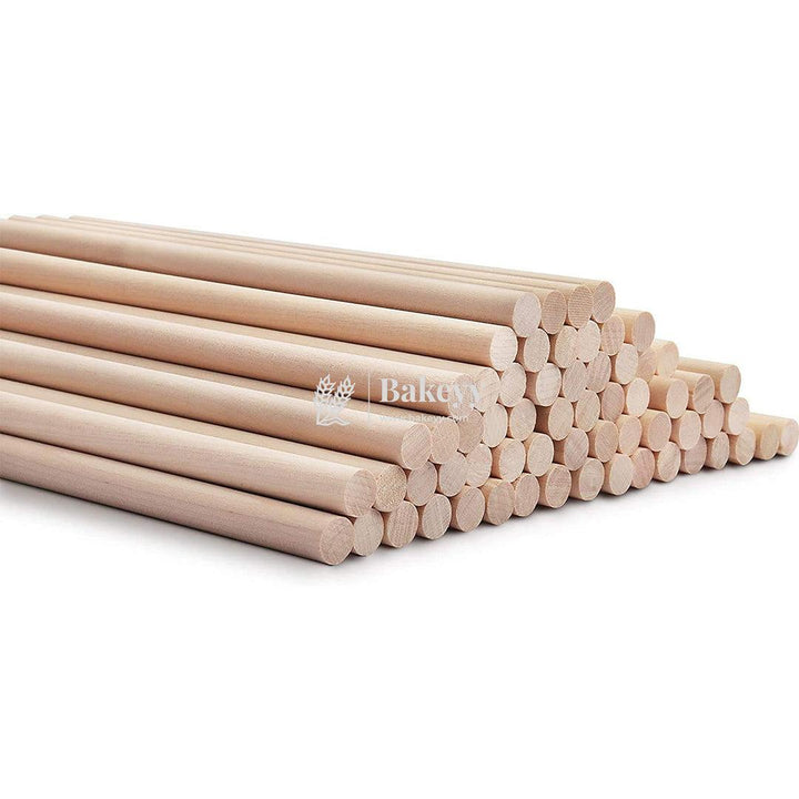 Bamboo Dowel | Wood Dowel | Wooden Stick | Pack of 8 - Bakeyy.com
