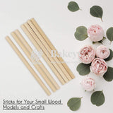 Bamboo Dowel | Wood Dowel | Wooden Stick | Pack of 8 | 12 inches - Bakeyy.com - India - Bamboo Dowel | Wood Dowel | Wooden Stick | Pack of 8 | 12 inches - Default Title