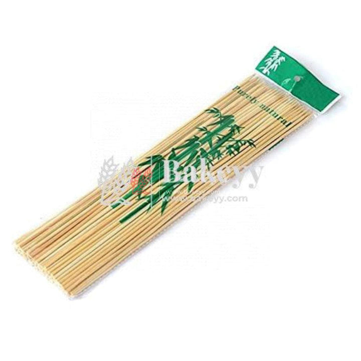 Bamboo Skewers | Pack of 70 | Wood Skewer | Wooden Stick | 2mm - Bakeyy.com