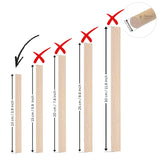 Bamboo Dowel Rods | Wooden Dowel Rods | Wooden Stick | Multiple Sizes Available | Pack of 8