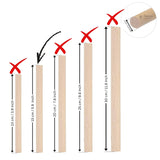Bamboo Dowel Rods | Wooden Dowel Rods | Wooden Stick | Multiple Sizes Available | Pack of 8