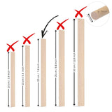 Bamboo Dowel Rods | Wooden Dowel Rods | Wooden Stick | Multiple Sizes Available | Pack of 8