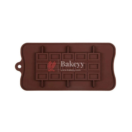 Bar Shape Silicone Design Chocolate Bar Mould - Bakeyy.com - India - Bar Shape Silicone Design Chocolate Bar Mould - Default Title
