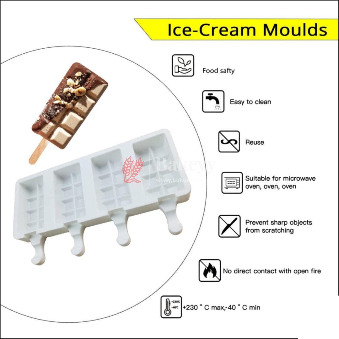 Bar Shape Silicone Popsicle Mould | Cakesicle Mould - Bakeyy.com - India - Bar Shape Silicone Popsicle Mould | Cakesicle Mould - Default Title