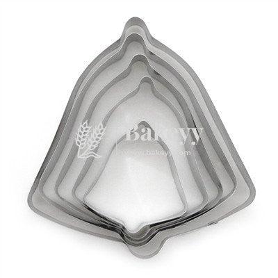 Bell Shape Cookie Cutter | Set Of 5 Stainless Steel Star Cutter Pancake Mould - Bakeyy.com - India - Bell Shape Cookie Cutter | Set Of 5 Stainless Steel Star Cutter Pancake Mould - Set Of 3