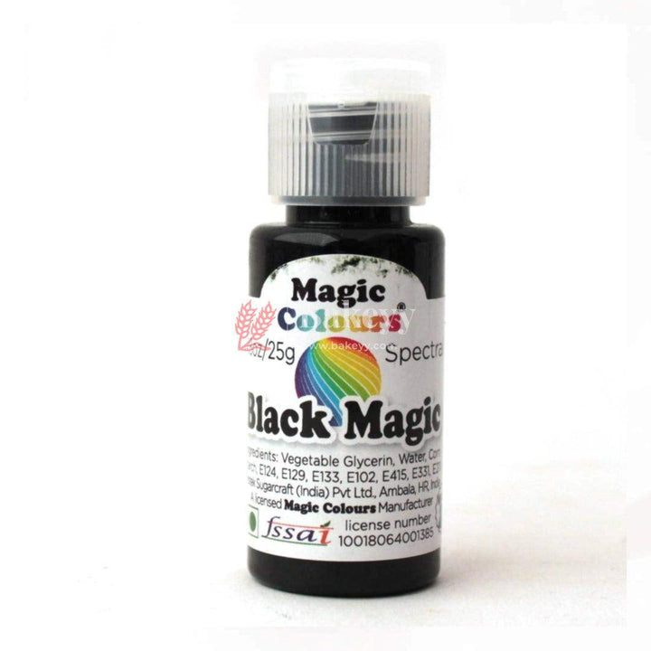 Black Magic | Magic Colours | Icing Gel Colour | 25g - Bakeyy.com