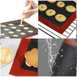 Black Silicone Mat, Silicone Baking Mat Silicone Cookie Sheet Nonstick Tasteless for Chocolate Pudding, Fruit Pie for Making Cake Pizza, Fondant Cake - Bakeyy.com - India - Black Silicone Mat, Silicone Baking Mat Silicone Cookie Sheet Nonstick Tasteless for Chocolate Pudding, Fruit Pie for Making Cake Pizza, Fondant Cake - Small (40x30 CM)