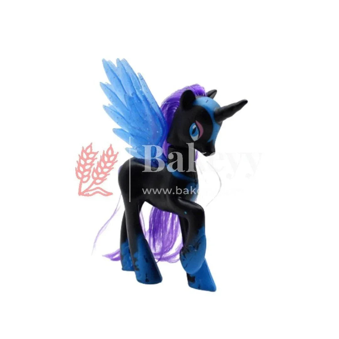 black-unicorn-cake-topper-decoration-for-birthday-party-baby-shower-wedding-or-doll-cake-topper-bakeyy-com-1 - Bakeyy.com