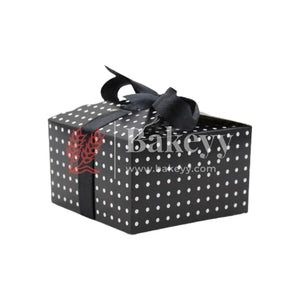 black-with-white-small-dotted-small-gift-box-cute-kraft-paper-gift-boxes-with-brown-ribbon-wedding-favour-boxes-kraft-brown-gift-box-for-party-wedding-gifts-or-pack-of-10-bakeyy-com-1 - Bakeyy.com
