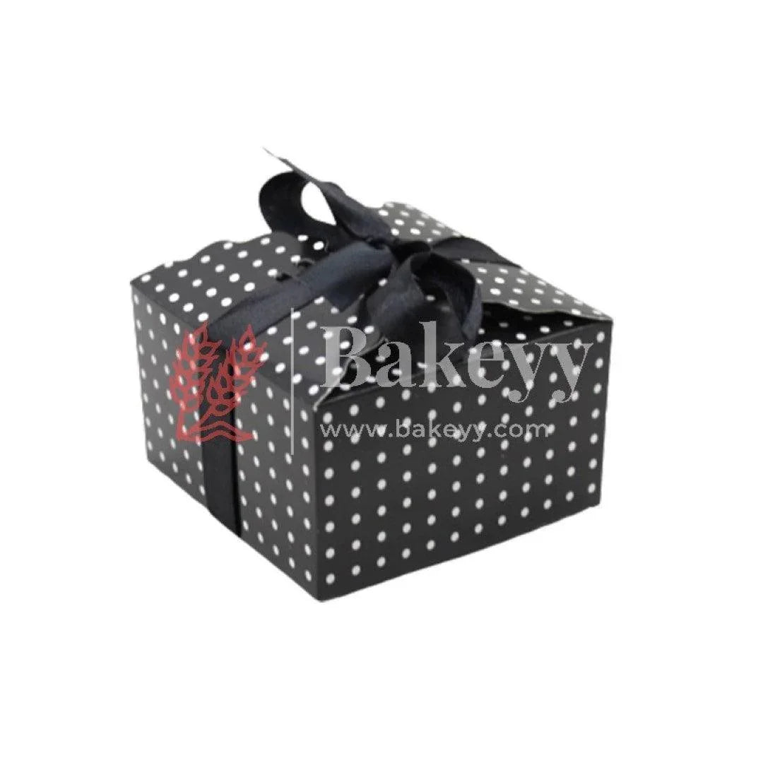 black-with-white-small-dotted-small-gift-box-cute-kraft-paper-gift-boxes-with-brown-ribbon-wedding-favour-boxes-kraft-brown-gift-box-for-party-wedding-gifts-or-pack-of-10-bakeyy-com-3 - Bakeyy.com