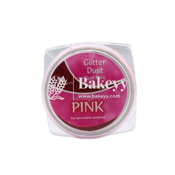 BLOSSOM Glitter dust, Non_Toxic Matte Finish Colour - Pink, 4 gm - Bakeyy.com
