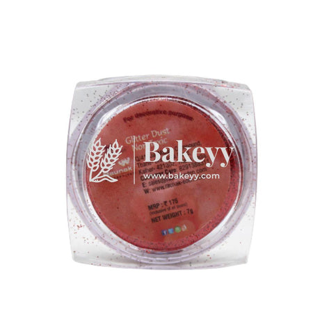 BLOSSOM Glitter dust, Non_Toxic Matte Finish Colour - Red, 4 gm - Bakeyy.com - India - BLOSSOM Glitter dust, Non_Toxic Matte Finish Colour - Red, 4 gm - Default Title