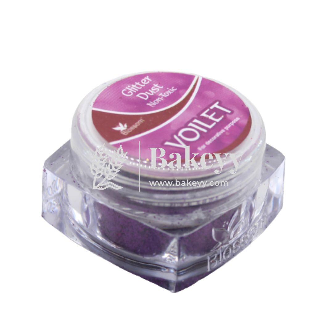 BLOSSOM Glitter dust, Non_Toxic Matte Finish Colour - Voilet, 4 gm - Bakeyy.com - India - BLOSSOM Glitter dust, Non_Toxic Matte Finish Colour - Voilet, 4 gm - Default Title