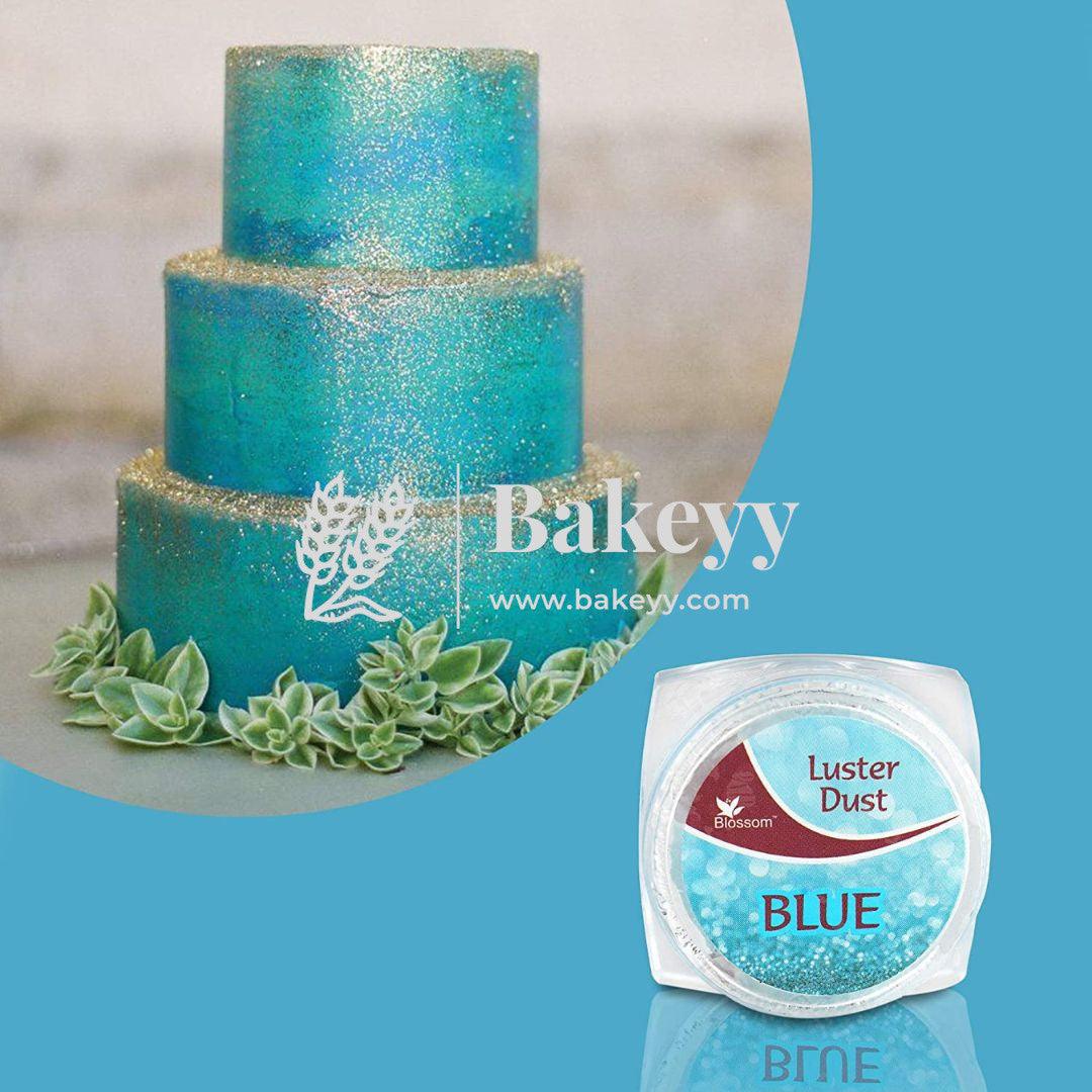 BLOSSOM Luster dust, Matte Finish Colour - Blue, 4 gm - Bakeyy.com - India - BLOSSOM Luster dust, Matte Finish Colour - Blue, 4 gm - Default Title