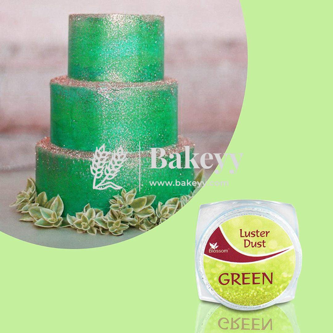 BLOSSOM Luster dust, Matte Finish Colour - Green, 4 gm - Bakeyy.com - India - BLOSSOM Luster dust, Matte Finish Colour - Green, 4 gm - Default Title