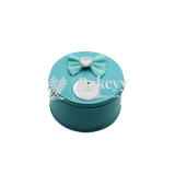 Blue Round Empty Decorative Tin Box | Gift Box | Chocolate Box | Sweet Box | Jewellery Box | Luxury Box - Bakeyy.com - India - Blue Round Empty Decorative Tin Box | Gift Box | Chocolate Box | Sweet Box | Jewellery Box | Luxury Box - Default Title