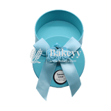 Blue Round Empty Decorative Tin Box | Gift Box | Chocolate Box | Sweet Box | Jewellery Box | Luxury Box - Bakeyy.com - India - Blue Round Empty Decorative Tin Box | Gift Box | Chocolate Box | Sweet Box | Jewellery Box | Luxury Box - Default Title