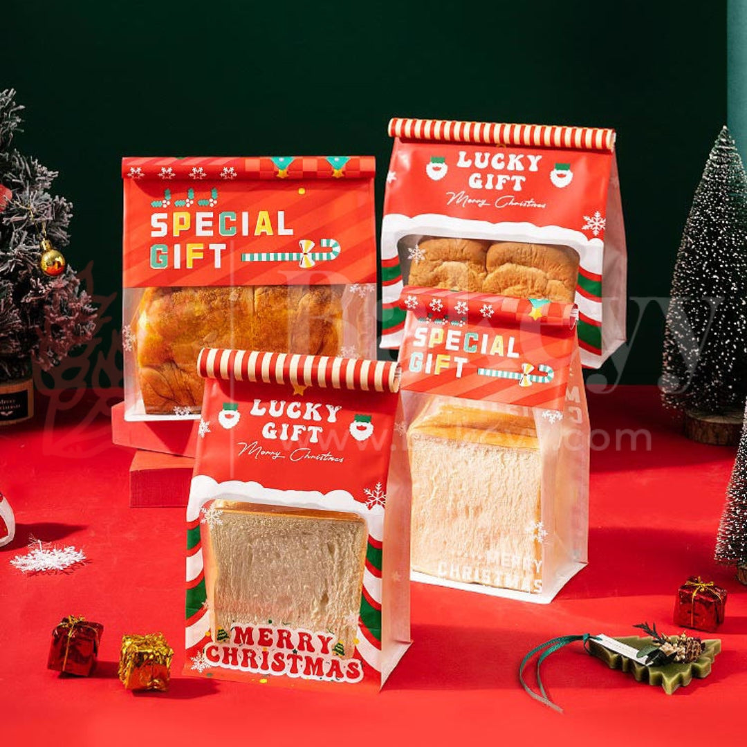 Christmas Print Bread Pouches | Pack of 50