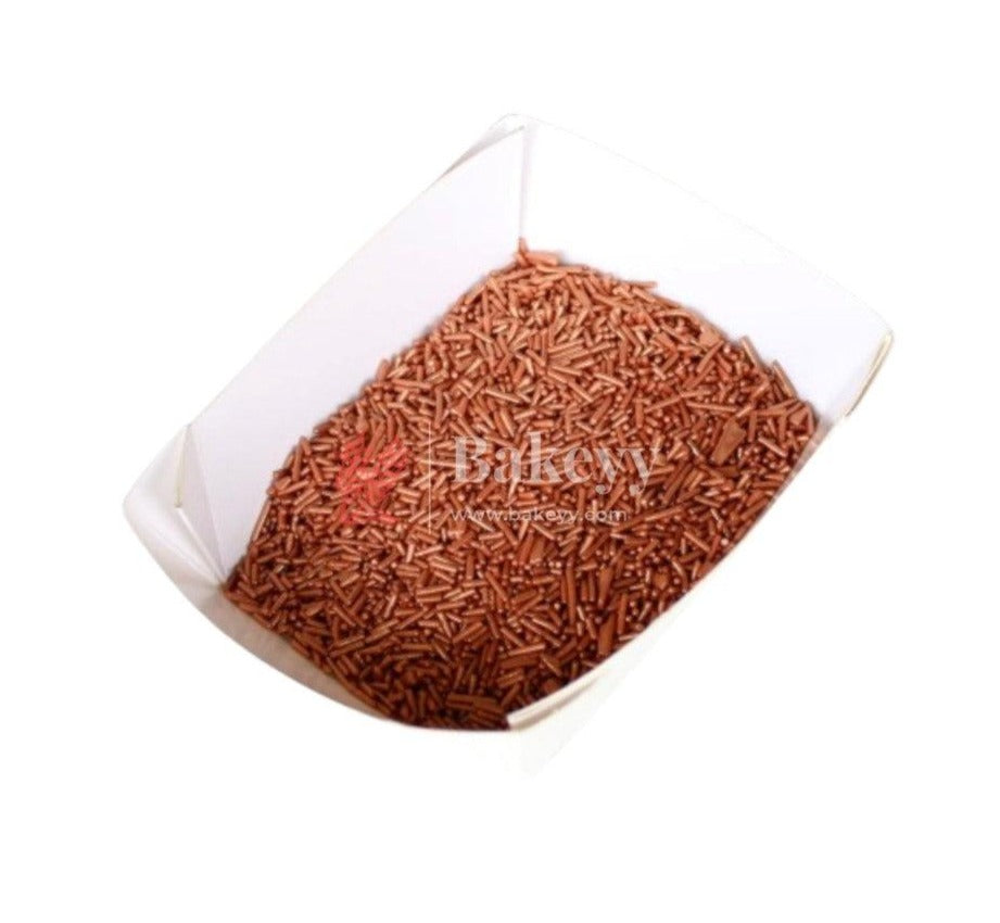 Brown Color Vermicelli Sprinklers | 100g - Bakeyy.com - India - Brown Color Vermicelli Sprinklers | 100g - Default Title