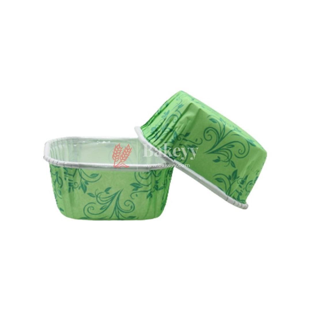Brownie Bake N Serve Mould | Multi Color Designed | Size - 8.5x6x4 cms | Pack of 50 - Bakeyy.com - India - Brownie Bake N Serve Mould | Multi Color Designed | Size - 8.5x6x4 cms | Pack of 50 - Brown