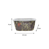 Brownie Bake N Serve Mould | Multi Color Designed | Size - 8.5x6x4 cms | Pack of 50 - Bakeyy.com - India - Brownie Bake N Serve Mould | Multi Color Designed | Size - 8.5x6x4 cms | Pack of 50 - Brown
