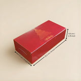 Premium Christmas Brownie Gift Box | Golden Christmas Tree Theme | Pack of 25