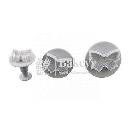 Butterfly Plunger Cutter | 3 Pcs Set - Bakeyy.com - India - Butterfly Plunger Cutter | 3 Pcs Set - Default Title