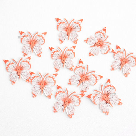 Mystic Butterfly Cake Toppers with Golden Lining | Elegant Wing Design | Multiple Colors Available | Pack of 1