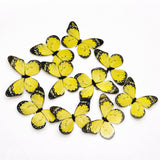 3D Black-Edged - Pastel Inside Print Butterfly Cake Toppers | Elegant Decoration for Cakes, Cupcakes & Desserts | Multiple Color Options Available | Pack of 1