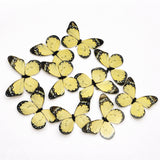 3D Black-Edged - Pastel Inside Print Butterfly Cake Toppers | Elegant Decoration for Cakes, Cupcakes & Desserts | Multiple Color Options Available | Pack of 1