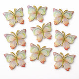 Mystic Butterfly Cake Toppers with Golden Lining | Elegant Wing Design | Multiple Colors Available | Pack of 1