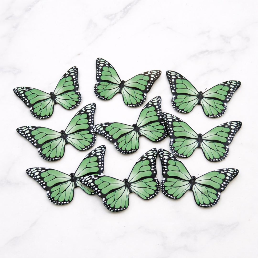 Monarch-Style Butterfly Cake Toppers | Bold Black-Edged Wing Design | Multiple Color Options Available | Pack of 1